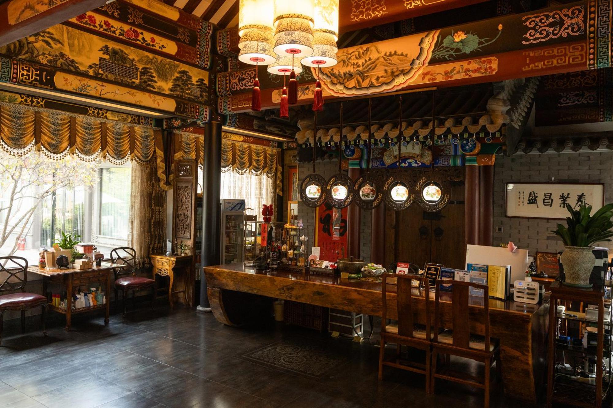 Datong Yunzhong Traditional Courtyard Bagian luar foto