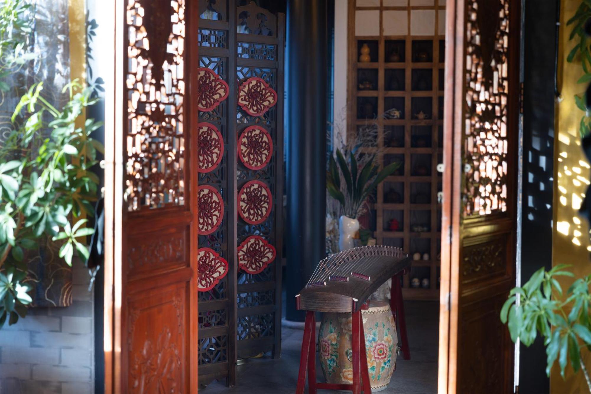 Datong Yunzhong Traditional Courtyard Bagian luar foto