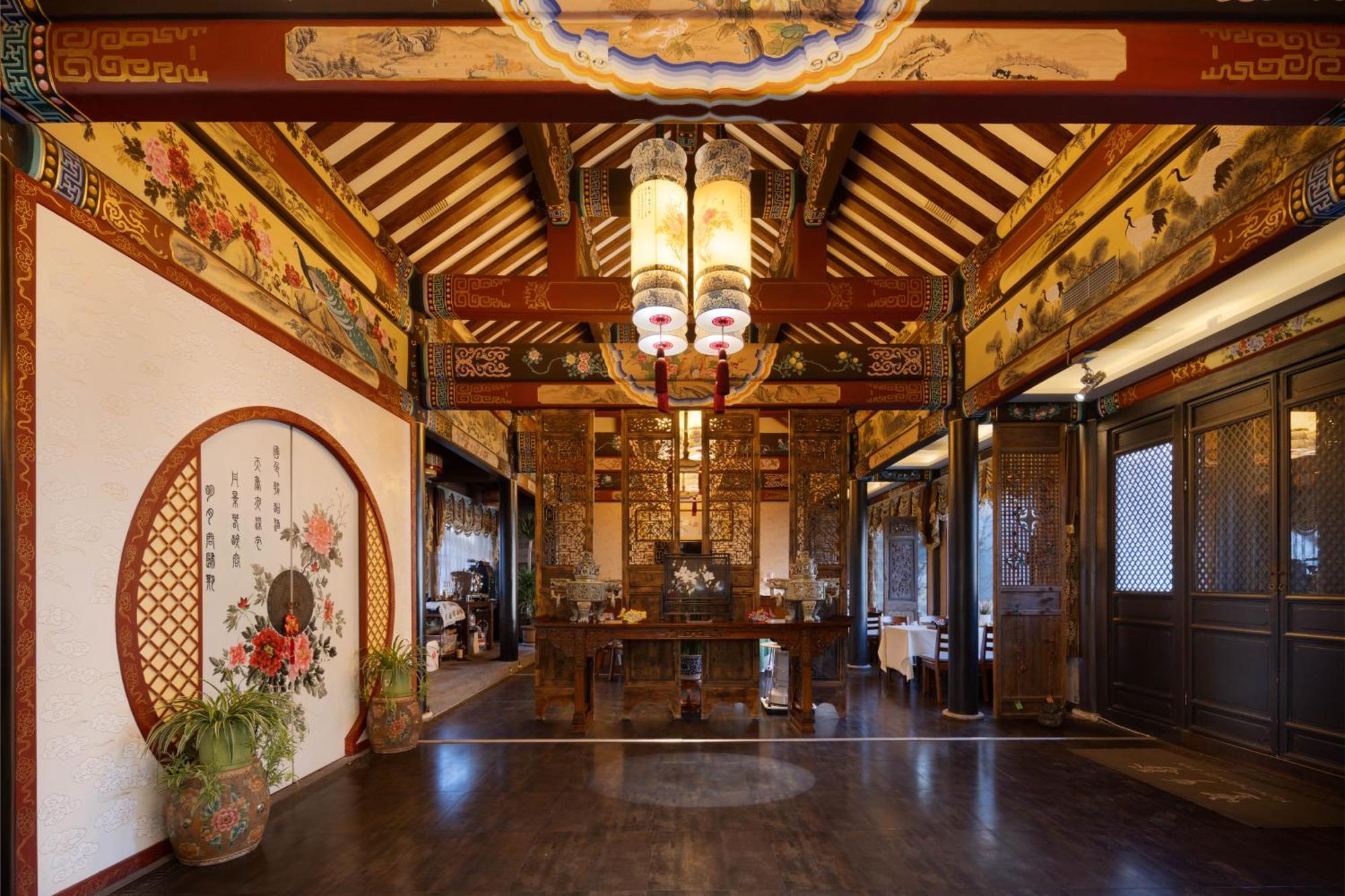 Datong Yunzhong Traditional Courtyard Bagian luar foto