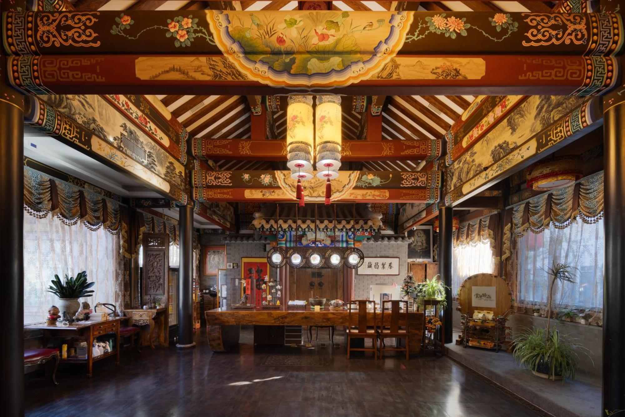 Datong Yunzhong Traditional Courtyard Bagian luar foto