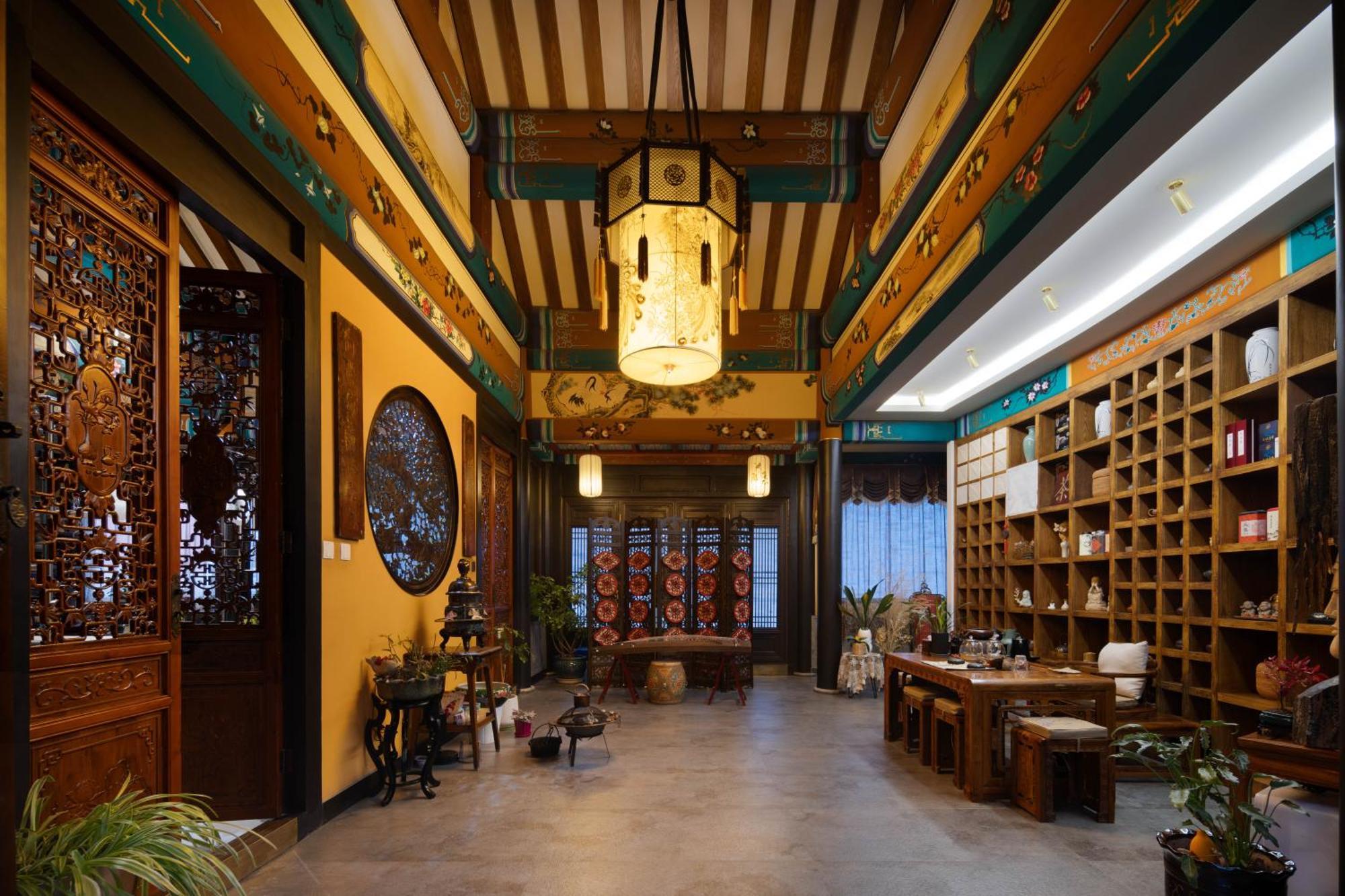 Datong Yunzhong Traditional Courtyard Bagian luar foto